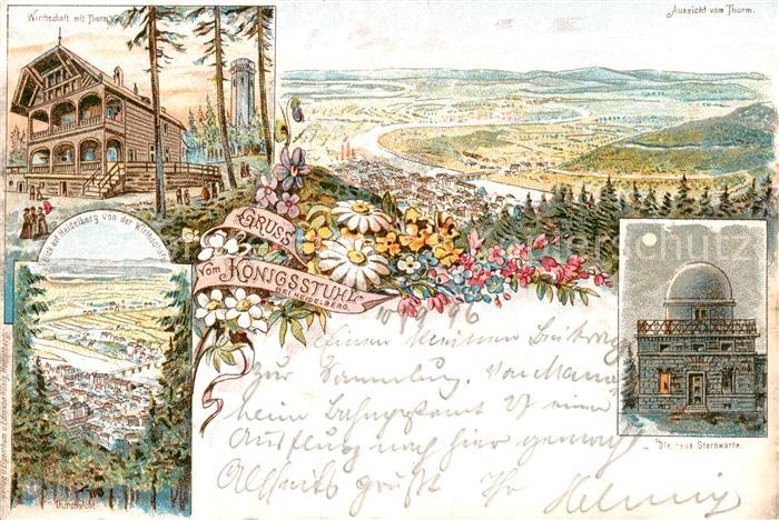 Heidelberg Neckar Koenigsstuhl Wirtschaft Thermalbad Sternwarte