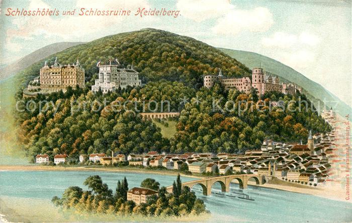 Heidelberg Neckar Schlosshotels Schlossruine