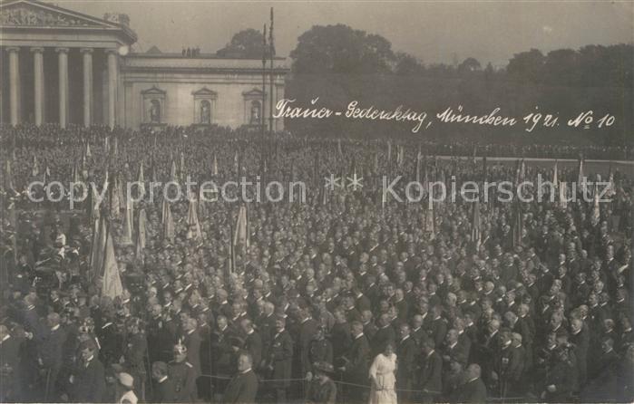 Muenchen Bayern Trauer Gedenktag