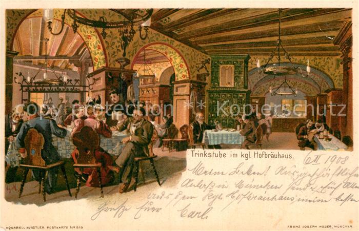 Muenchen Bayern Koenigliches Hofbraeuhaus Trinkstube