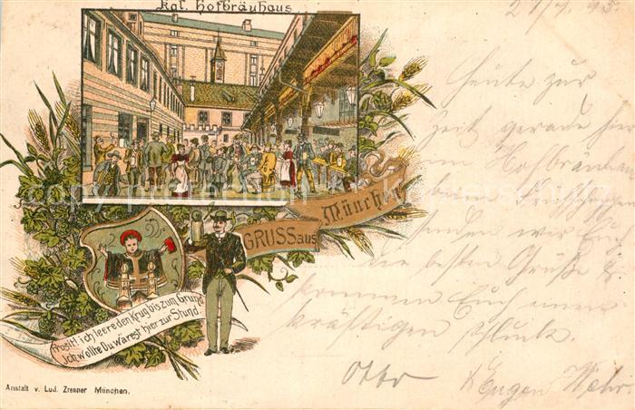 Muenchen Bayern Koenigliches Hofbraeuhaus