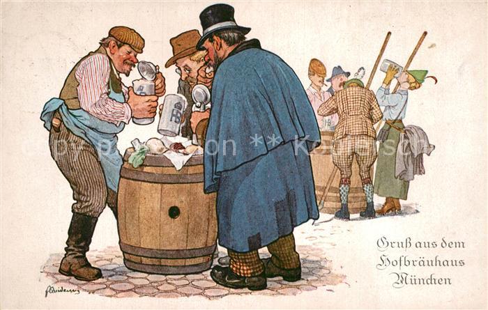 Muenchen Bayern Hofbraeuhaus