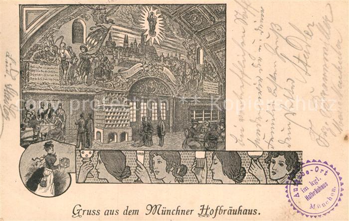 Muenchen Bayern Hofbraeuhaus