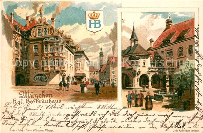 Muenchen Bayern Koenigliches Hofbraeuhaus