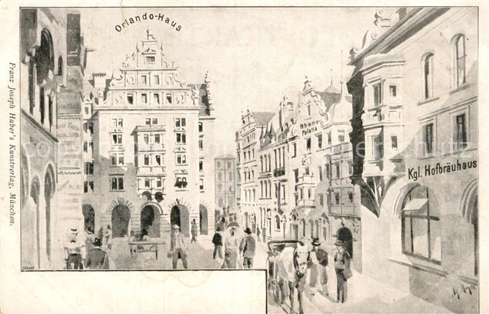 Muenchen Bayern Koenigliches Hofbraeuhaus Orlandohaus