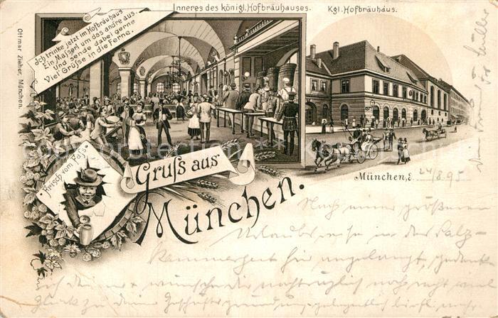 Muenchen Bayern Koenigliches Hofbraeuhaus