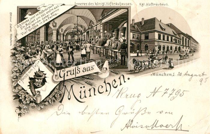 Muenchen Bayern Koenigliches Hofbraeuhaus