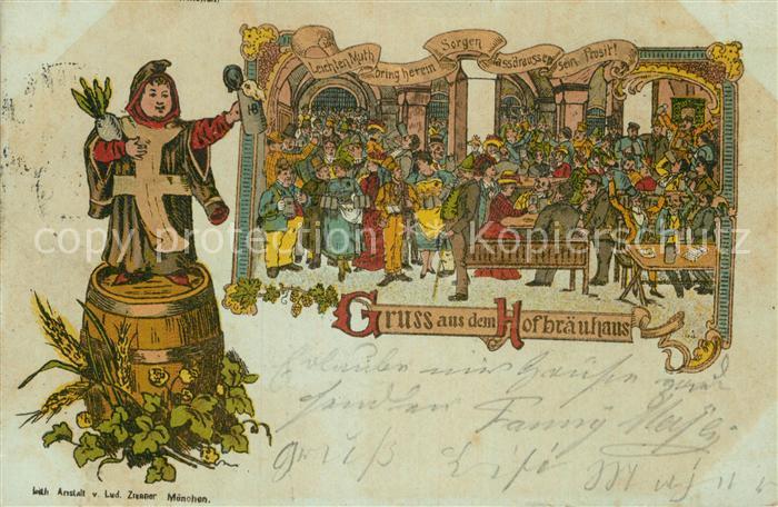 Muenchen Bayern Hofbraeuhaus