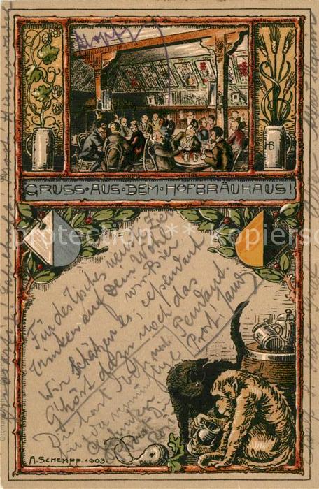 Muenchen Bayern Hofbraeuhaus