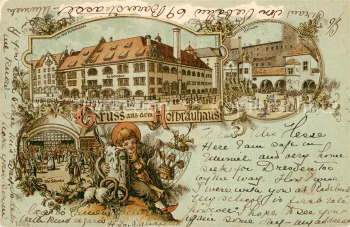 Muenchen Bayern Hofbraeuhaus