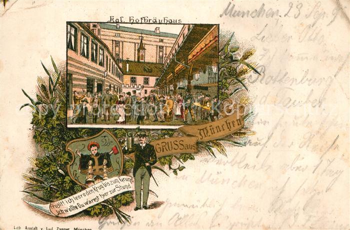 Muenchen Bayern Hofbraeuhaus