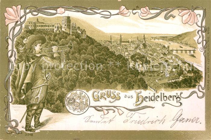 Heidelberg Neckar Schloss Panorama