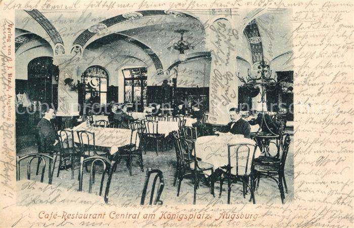 AUGSBURG  CITY Cafe Restaurant Central Koenigsplatz