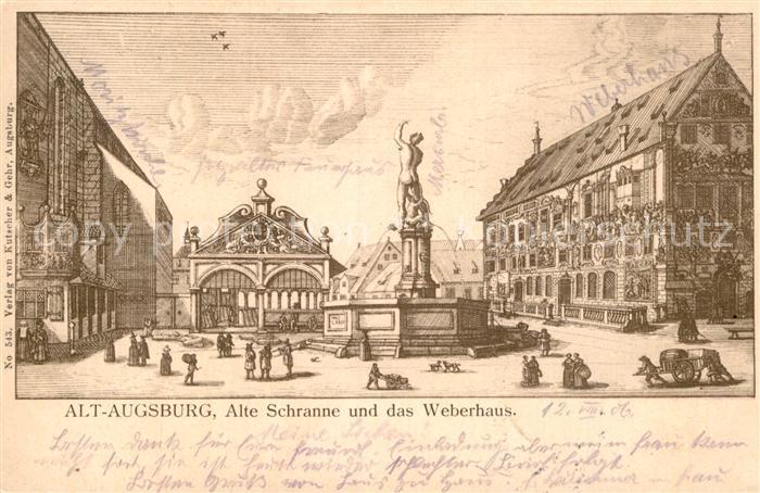 Augsburg Alte Schranne Weberhaus