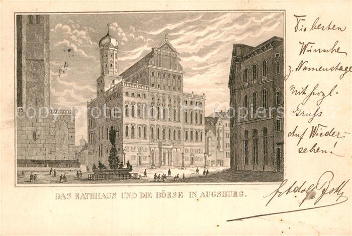 Augsburg Rathaus Boerse