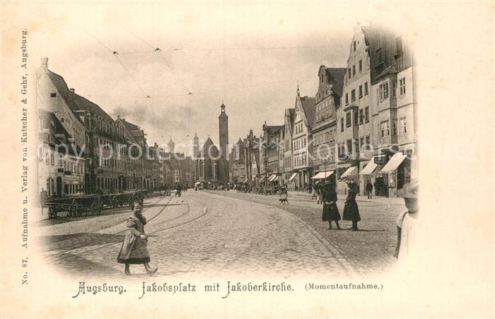 Augsburg Jakobsplatz Jakoberkirche