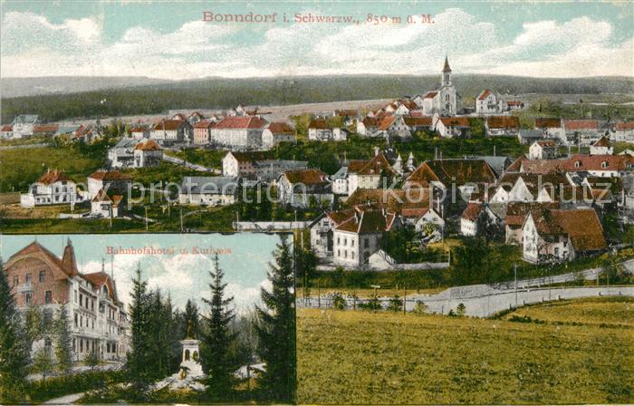 Bonndorf Schwarzwald Bahnhofshotel Kurhaus Panorama