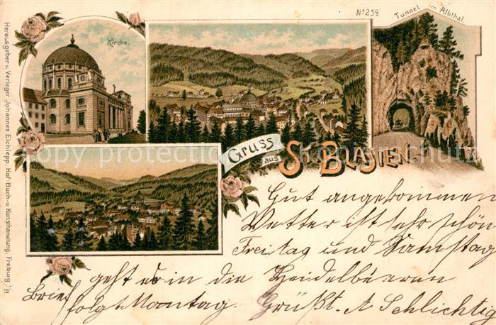 Blasien St Kirche Tunnel Albtal