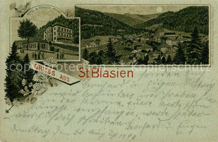 Blasien St Panorama Hotel Pension Krone