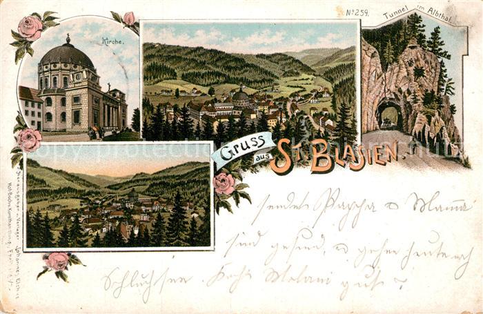 Blasien St Kirche Tunnel Albtal