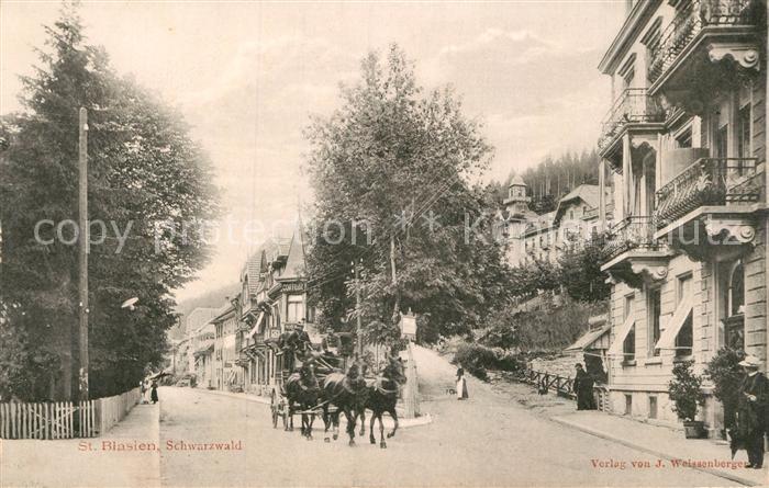 Blasien St Pferdegespann