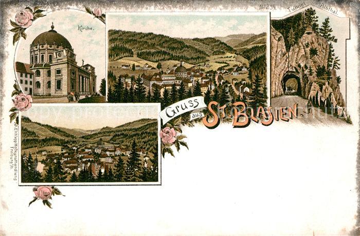 Blasien St Kirche Tunnel Albtal Panorama
