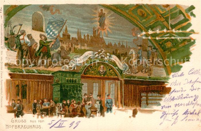 Muenchen Bayern Hofbraeuhaus