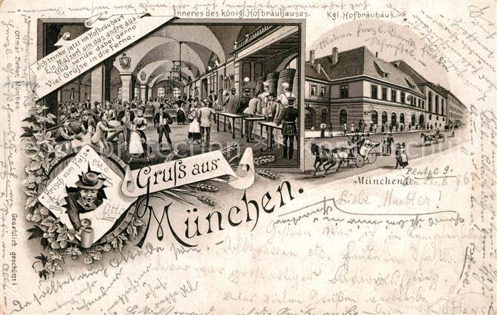 Muenchen Bayern Hofbraeuhaus