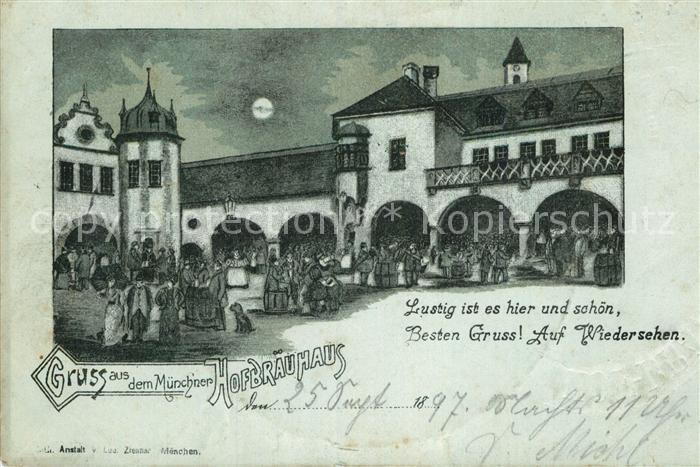 Muenchen Bayern Hofbaeuhaus