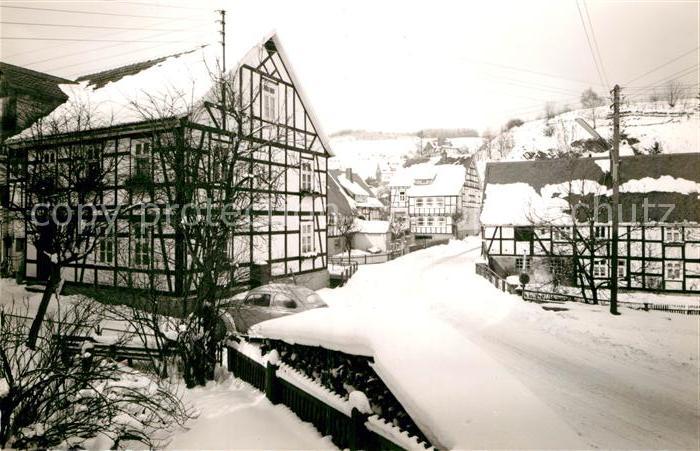 Zueschen Sauerland Winterlandschaft