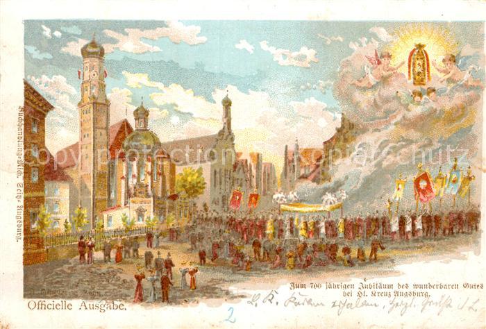 Augsburg 700 jaehriges Jubilaeum Heilig Kreuz