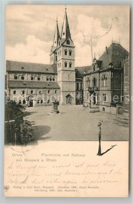 Boppard Rhein Pfarrkirche Rathaus