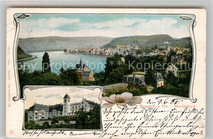 Boppard Rhein Marienberg Panorama