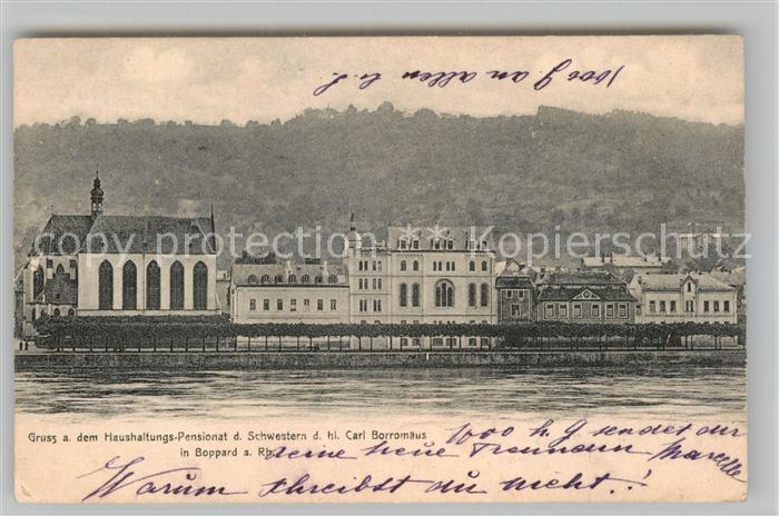 Boppard Rhein Haushaltungs Pensionat Schwestern Carl Borromaeus