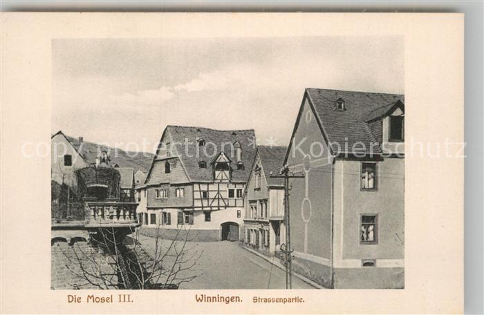 Winningen Mosel Strassenpartie Mosel III