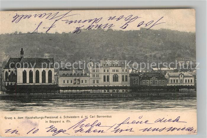 Boppard Rhein Haushaltungs Pensionat Schwestern Carl Borromaeus