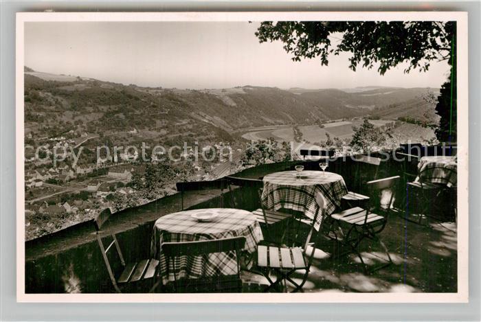 Nassau Bad Gaststaette Terrasse