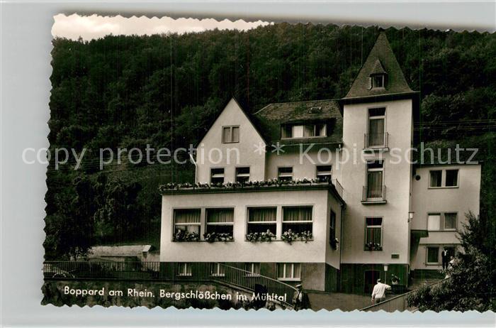Boppard Rhein Bergschloesschen Muehltal