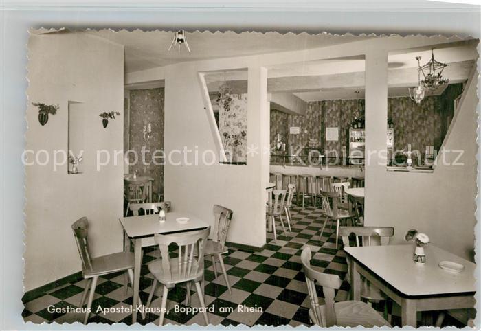 Boppard Rhein Gasthaus Apostel Klause Speisesaal