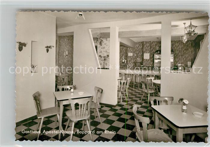 Boppard Rhein Gasthaus Apostel Klause Speisesaal