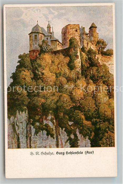 Seelbach Nassau Burg Hohlenfels Kuenstler Schulze