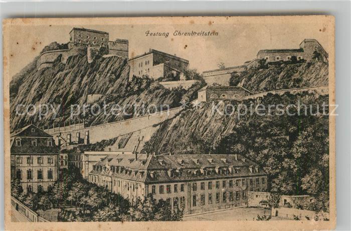 Koblenz Rhein Festung Ehrenbreitstein