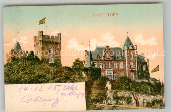 Koblenz Rhein Burg Klopp