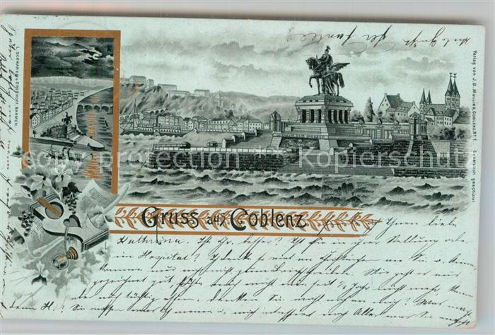 Koblenz Rhein Kaiser Wilhelm Denkmal