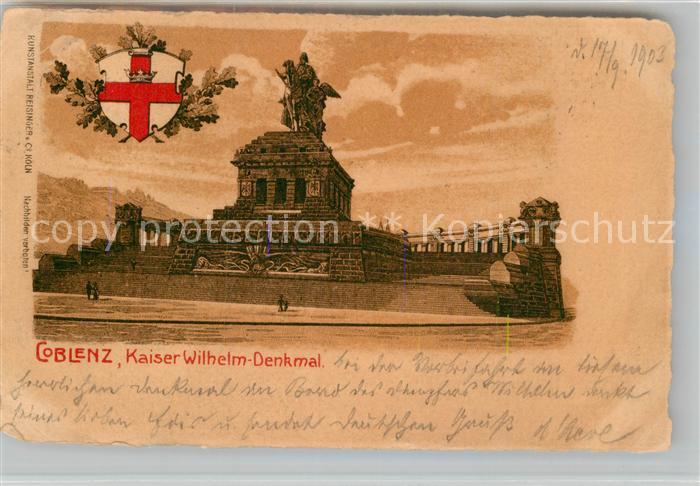 Koblenz Rhein Kaiser Wilhelm Denkmal