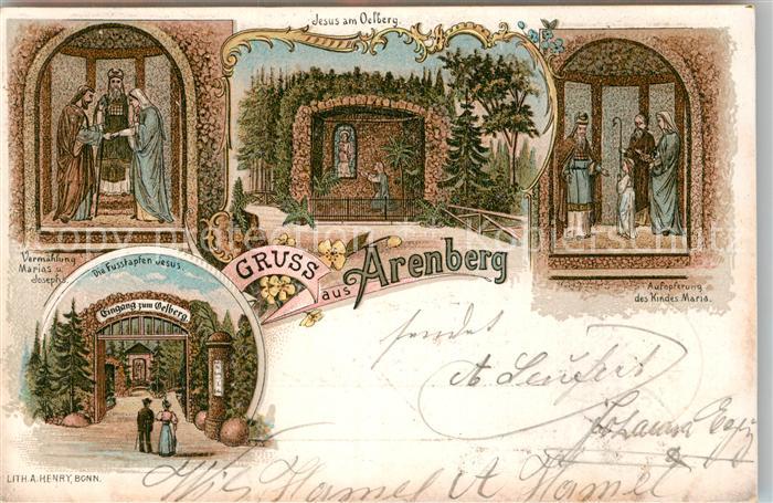 Arenberg Koblenz Vermaehlung Maria und Josef Aufopferung des Kindes Maria Fussst