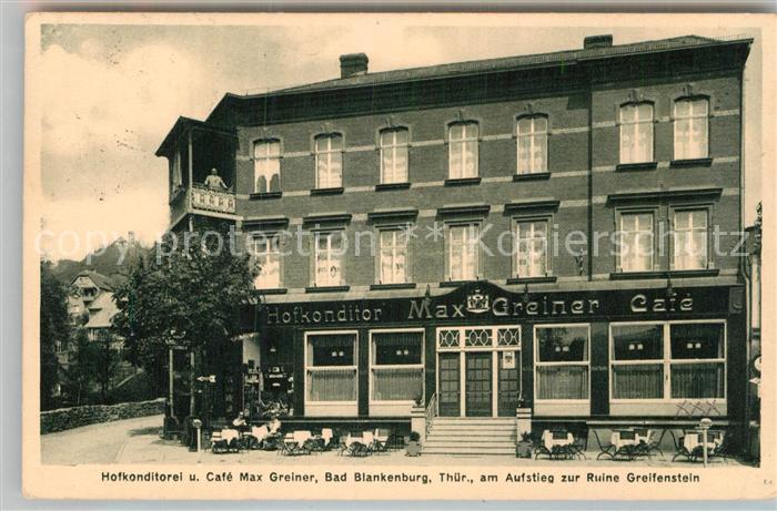 Blankenburg Bad Hofkonditorei Cafe Max Greiner Aufstieg Ruine Greifenstein