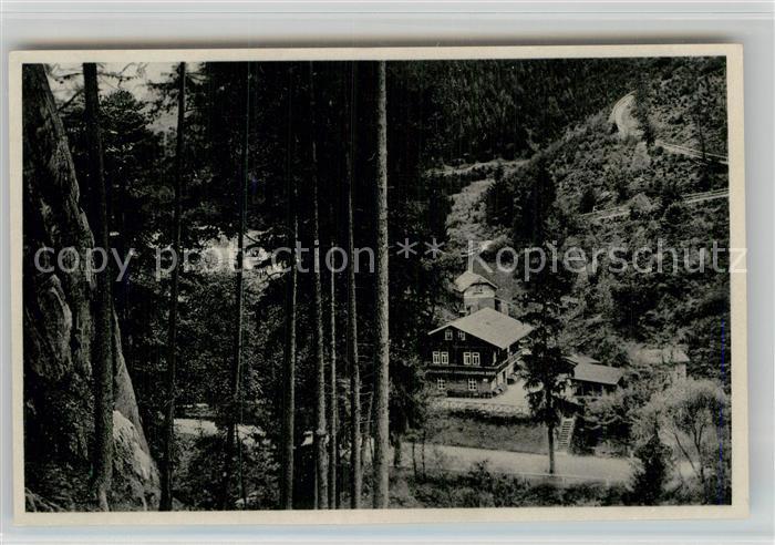 Schwarzatal Schweizerhaus Aufstieg zum Trippstein