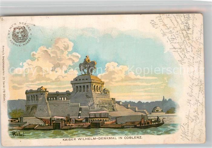 Koblenz Rhein Kaiser Wilhelm Denkmal