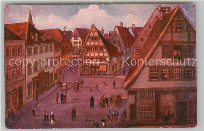 Osnabrueck Nicolaiort 19. Jahrhundert